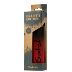 Satch Stainless Steel Bottle Black Graffiti -Satch Travel Bags 53DC6B11 7A5A 4946 BB1609BB137391FA